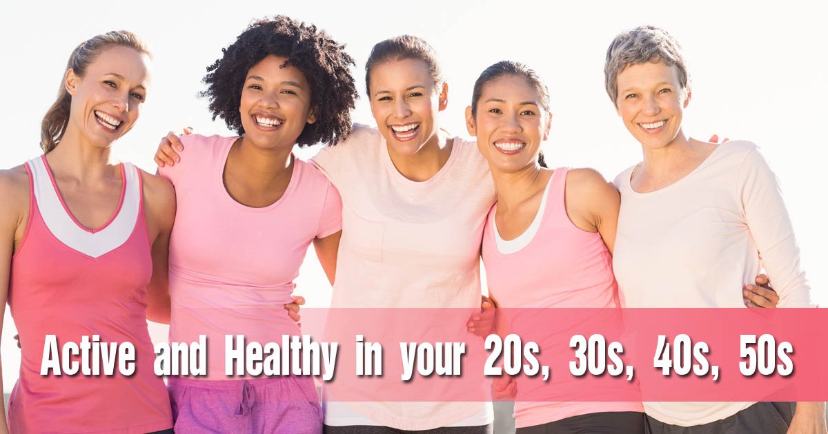 Healthy & active life | How To Live Healthy in 20s, 30s, 40s, 50s