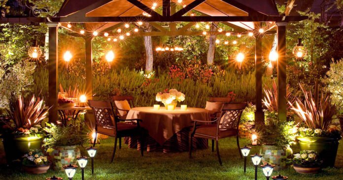 outdoor party lights