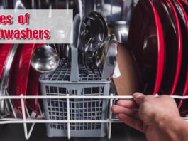 types of dishwashers