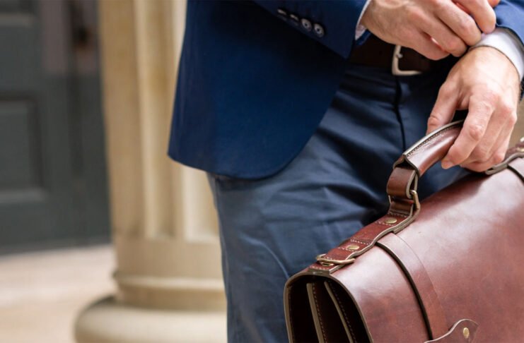 Ideal Vintage Leather Briefcase