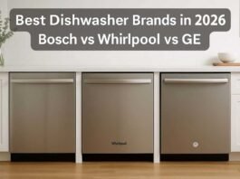 Best Dishwasher Brands Compared: Bosch vs Whirlpool vs GE in 2026