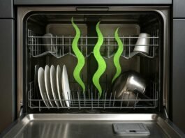 dishwasher still smells after cleaning