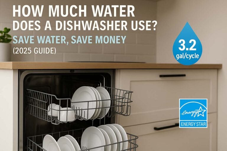 How Much Water Does A Dishwasher Use On Average
