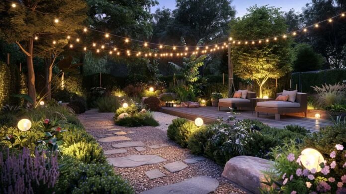 garden outdoor lighting ideas inspiration