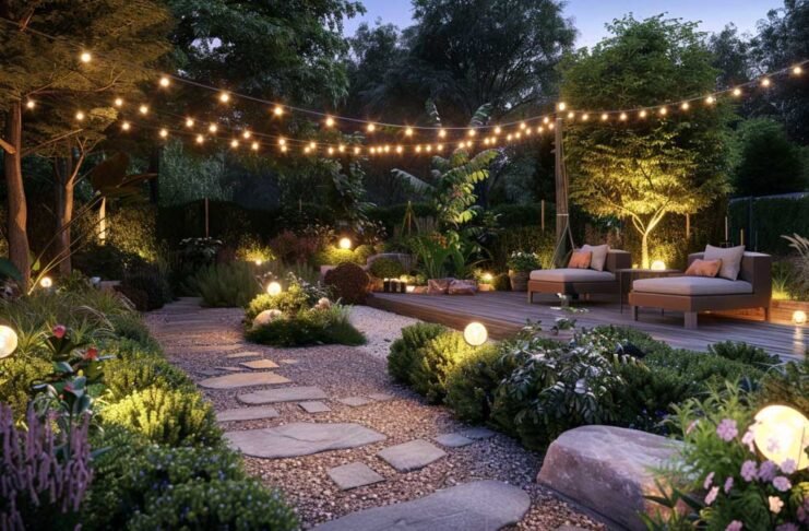 garden outdoor lighting ideas inspiration