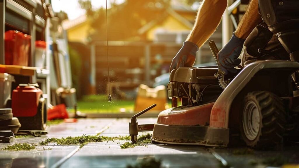 how to sharpen and balance lawn mower blade