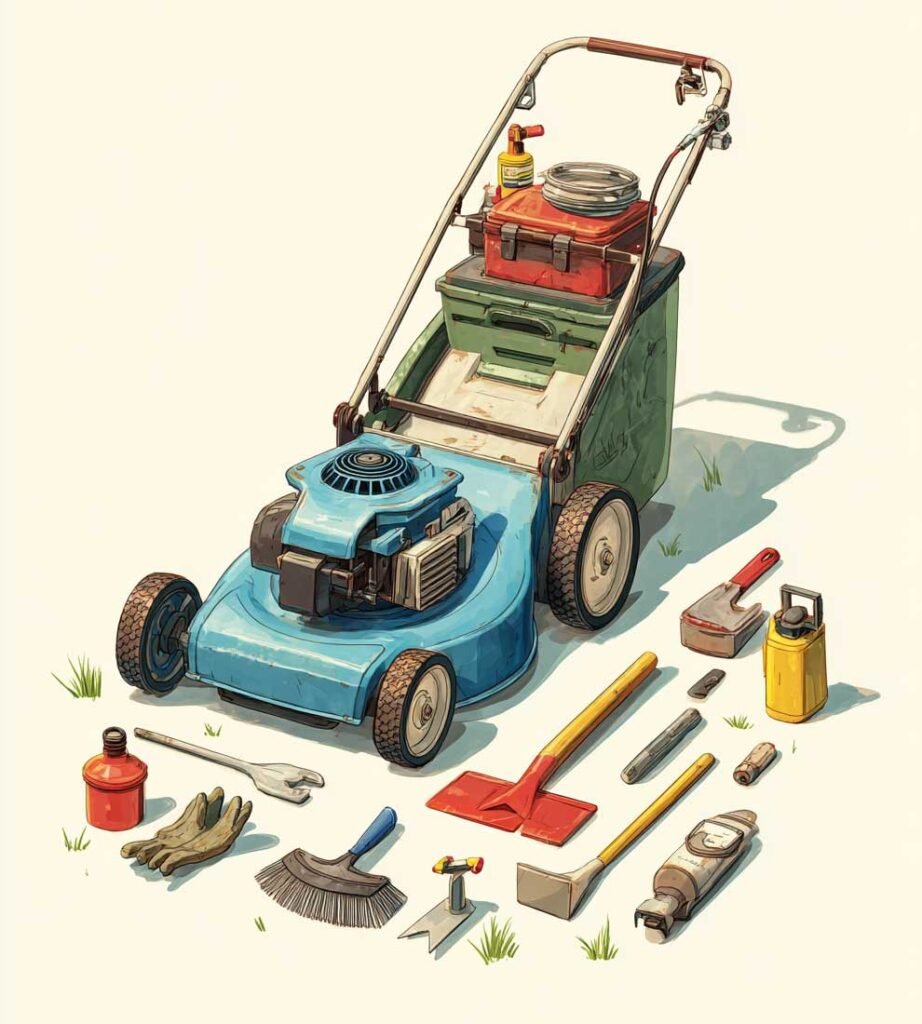 essential mower maintenance tools