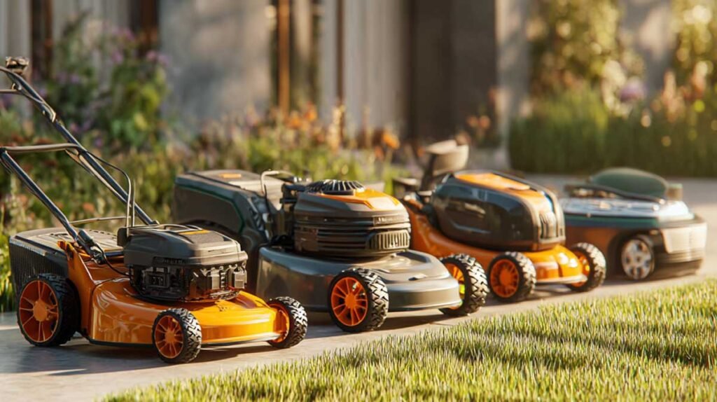 types of lawn mowers comparison