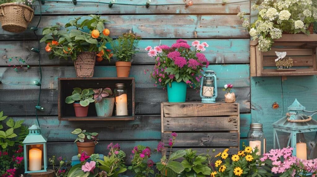 upcycled garden decor ideas