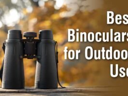 Best binoculars for outdoor use in 2026 shown in a natural landscape setting