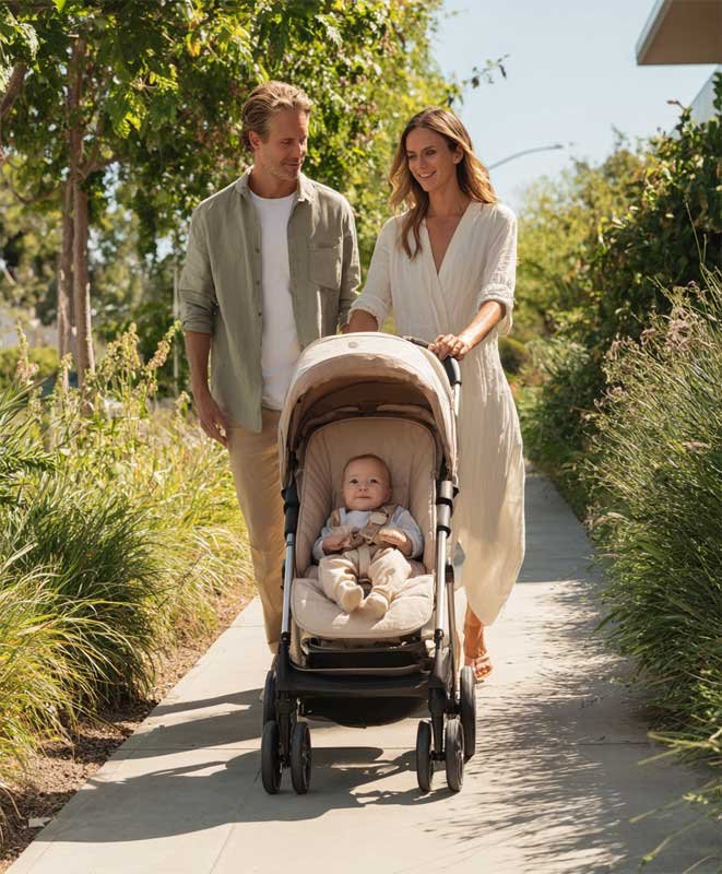lightweight baby stroller for new parents during daily walks