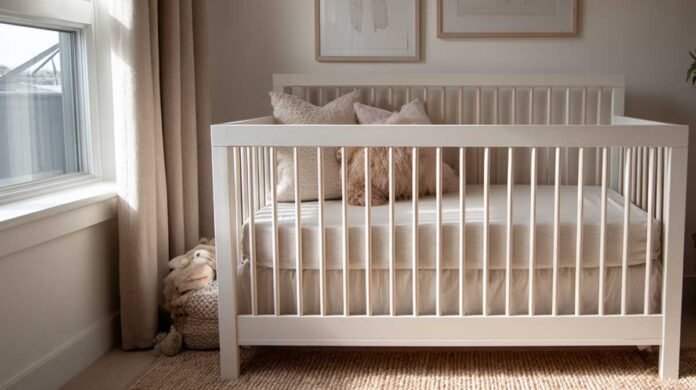 newborn essentials checklist for new parents in a calm nursery setup