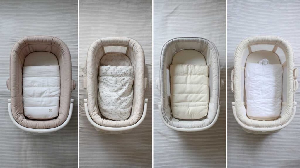types of bassinets for newborns – bedside, portable, smart, freestanding