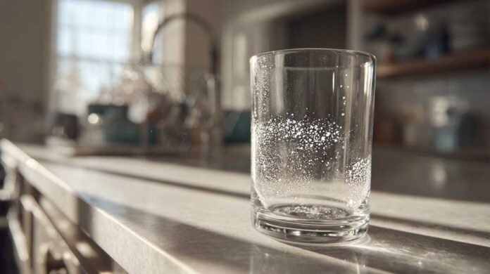 ishwasher leaving white residue and cloudy spots on clean dishes