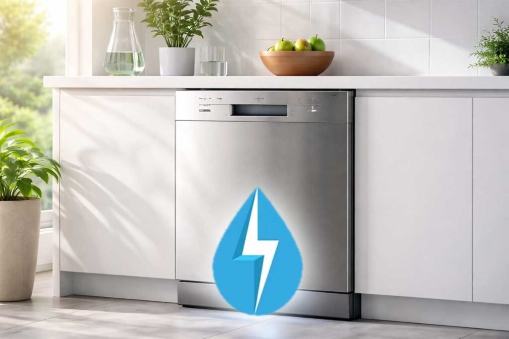 energy efficient dishwasher with low water usage