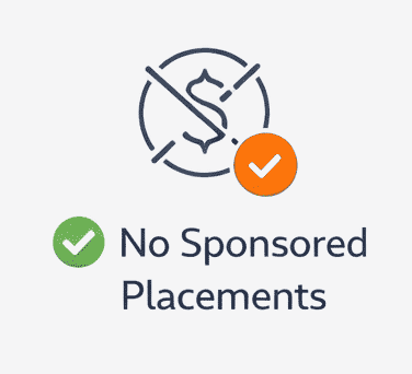 No Sponsored Placements