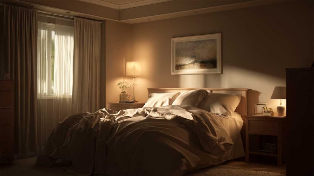 Healthy sleep environment supporting recovery and fat loss