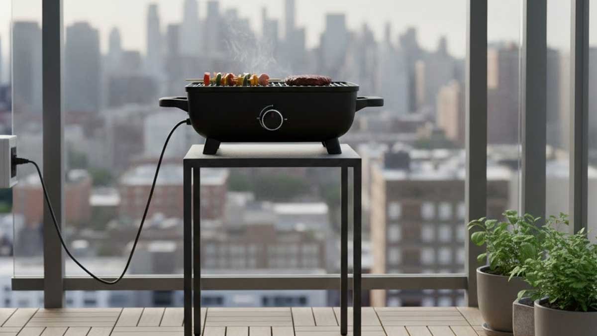 Image result for Best Outdoor Electric Grills for Apartments & Balconies (2026)