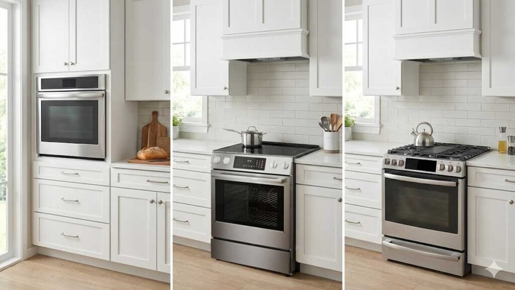 Top picks for the best kitchen ovens: wall oven, electric range, and gas range