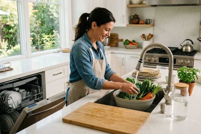 simple ways to save water in the kitchen with efficient appliances
